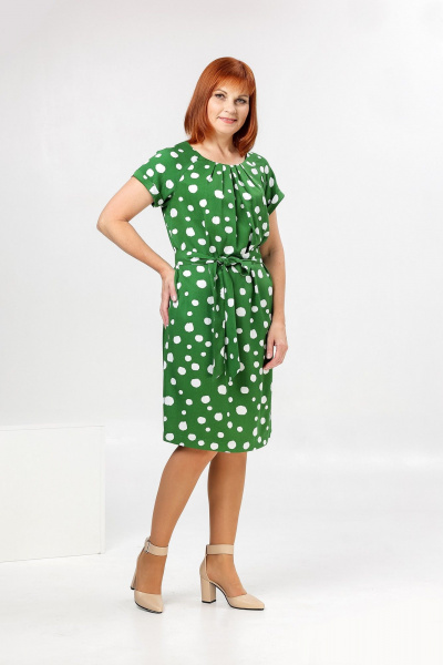 Платье Соджи 551 зеленый - фото 2