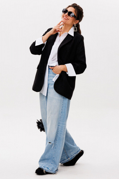 Жакет Anelli 1471.1 черный_жемчуг - фото 9