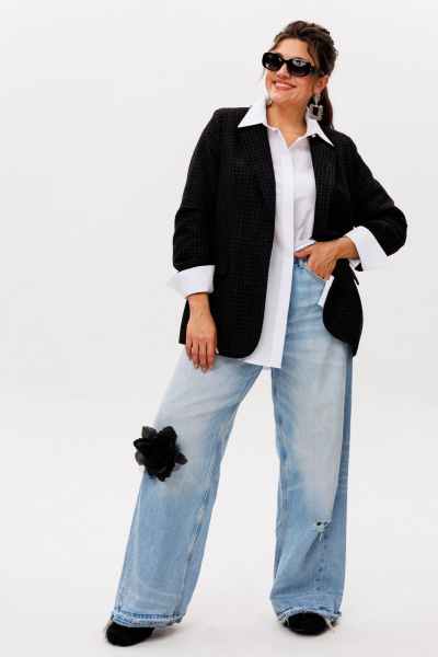 Жакет Anelli 1471.1 черный_жемчуг - фото 6