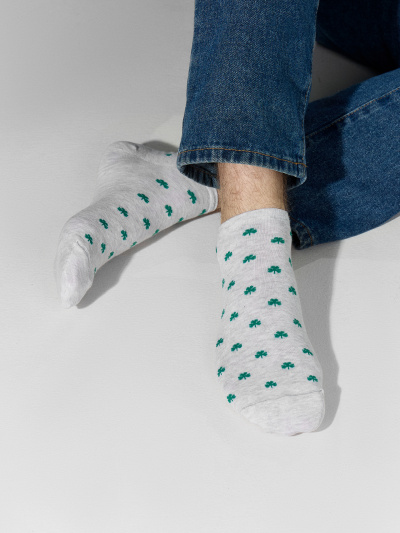 Носки Mark Formelle 104K-3111/25104K св.серый_меланж_рис.3111 - фото 7