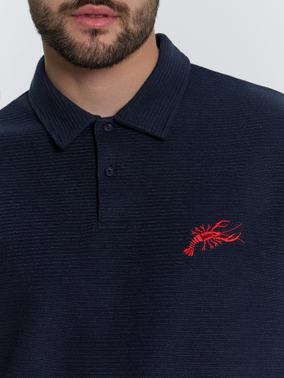 Джемпер Mark Formelle 111946/24-4700Ц-26-2 глубокий_синий_611_D_вышивка - фото 9