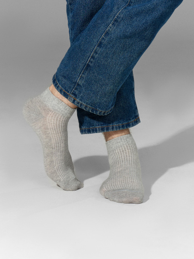 Носки Mark Formelle 131A-1587/253131A-1 сер.меланж_джинсовый_т.синий_рис.1587 - фото 6