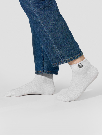 Носки Mark Formelle 131K-3110/25131K св.серый_меланж_рис.3110 - фото 6