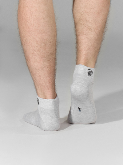 Носки Mark Formelle 131K-3110/25131K св.серый_меланж_рис.3110 - фото 9