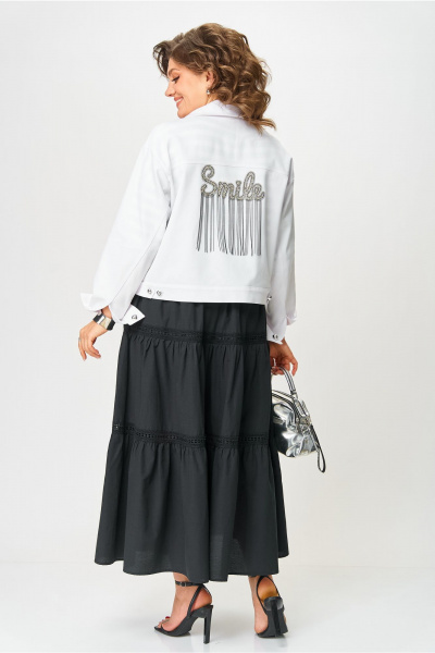 Жакет Andina city 7018-25 белый - фото 10