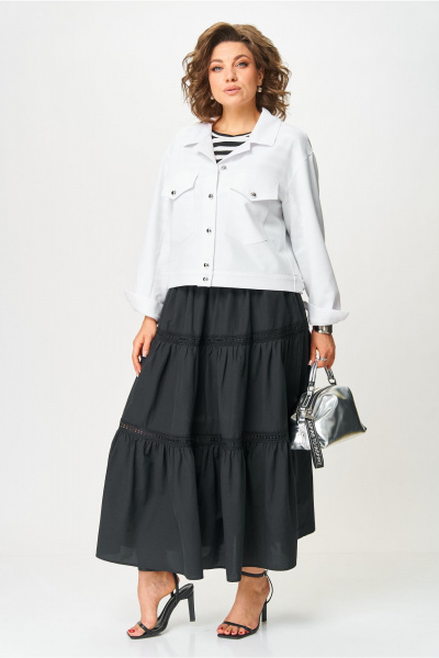 Жакет Andina city 7018-25 белый - фото 9