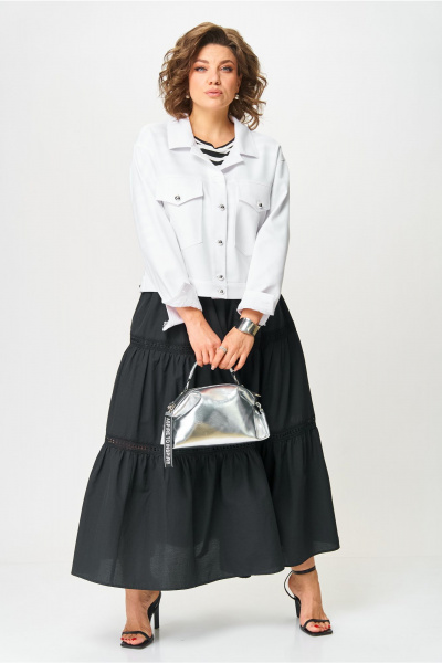 Жакет Andina city 7018-25 белый - фото 8