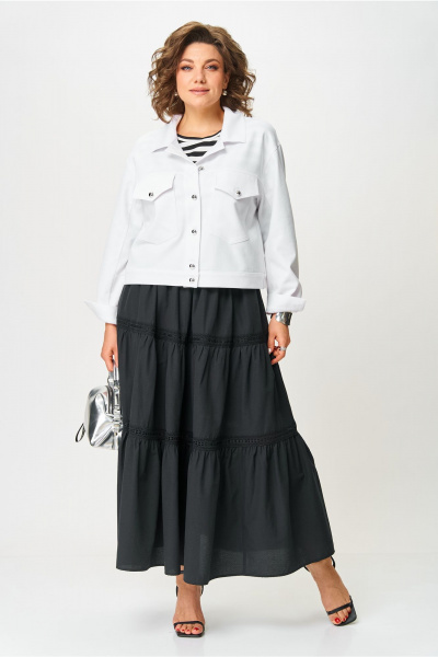 Жакет Andina city 7018-25 белый - фото 7