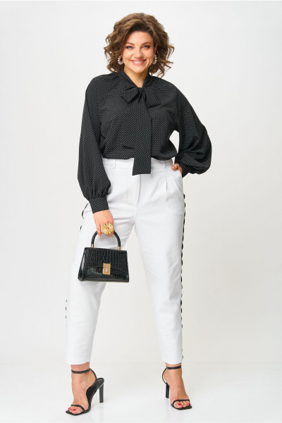 Блуза Andina city 5038-25 черный - фото 8