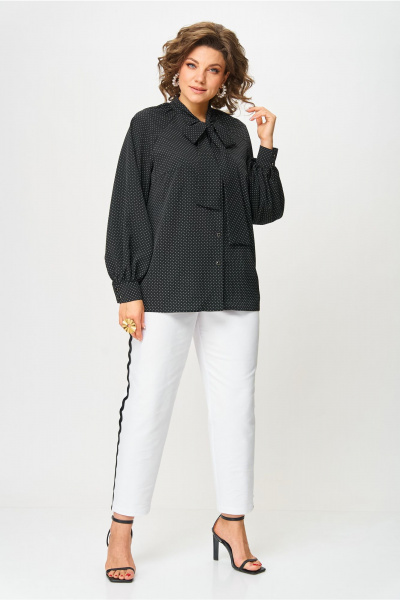 Блуза Andina city 5038-25 черный - фото 7