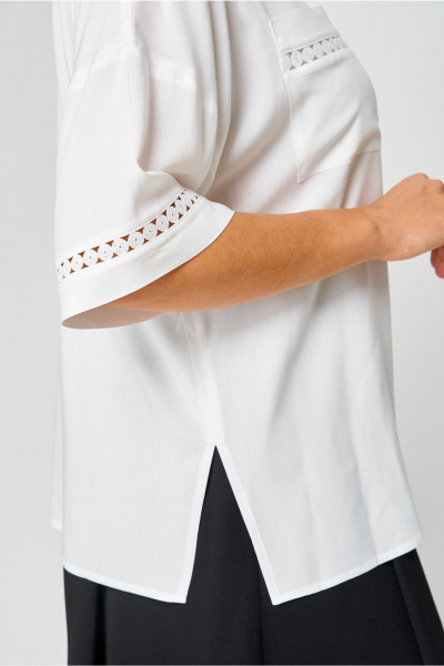 Блуза Andina city 5034-25 белый - фото 9