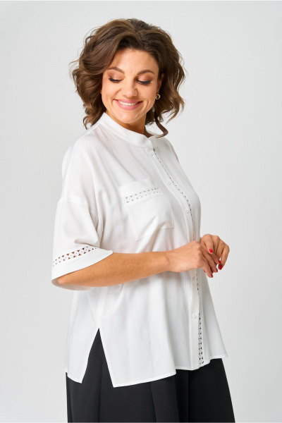 Блуза Andina city 5034-25 белый - фото 8