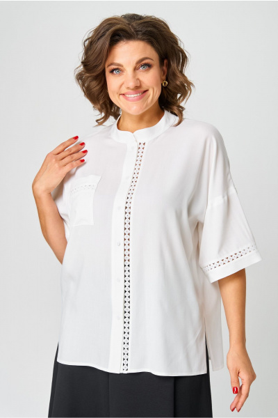 Блуза Andina city 5034-25 белый - фото 6