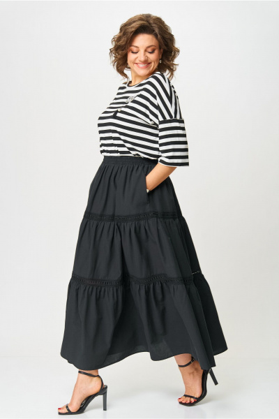 Юбка Andina city 1018-25 черный - фото 9