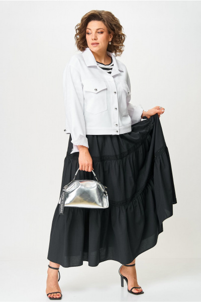 Юбка Andina city 1018-25 черный - фото 8