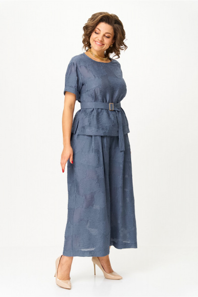 Блуза, брюки Bonna Image 1012/1 синий - фото 10