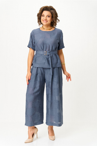 Блуза, брюки Bonna Image 1012/1 синий - фото 1