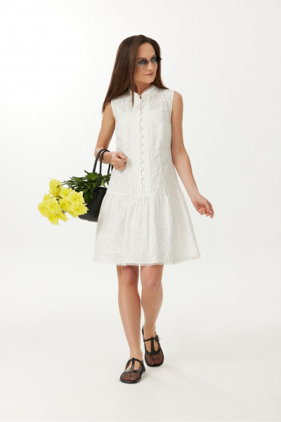 Платье ElPaiz 1243 белый - фото 1