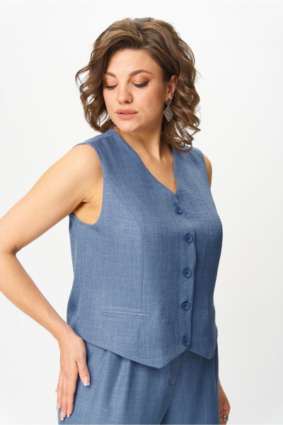 Брюки, жилет VIPPRIMO 121 джинсовый - фото 11