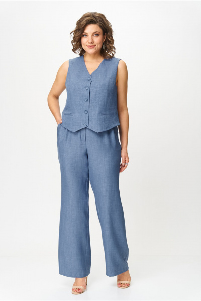 Брюки, жилет VIPPRIMO 121 джинсовый - фото 10