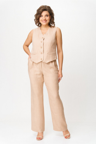 Брюки, жилет VIPPRIMO 121 бежевый - фото 11