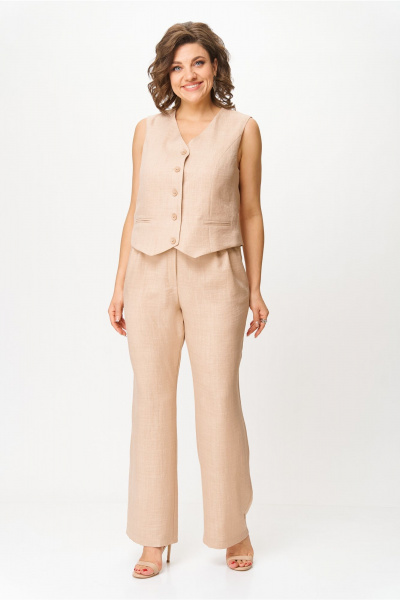 Брюки, жилет VIPPRIMO 121 бежевый - фото 1