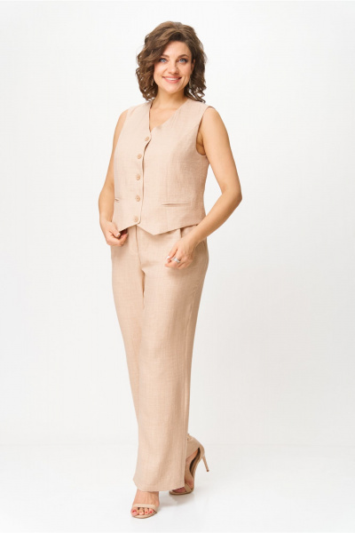 Брюки, жилет VIPPRIMO 121 бежевый - фото 4