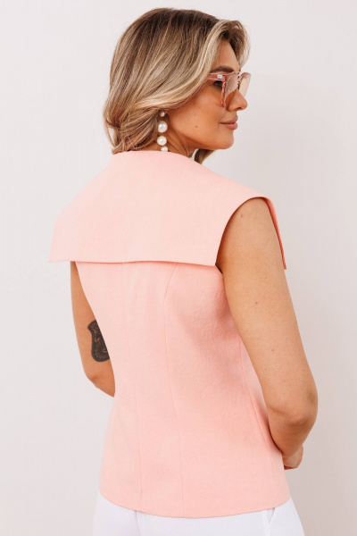 Блуза, брюки Мода Юрс 2908 персик - фото 3