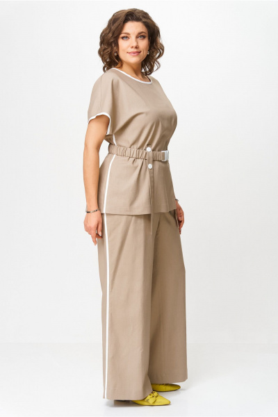 Блуза, брюки AMUARt 1046-1 капучино - фото 14