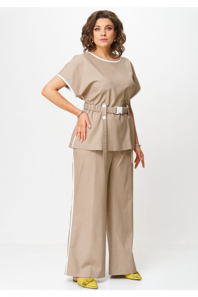 Блуза, брюки AMUARt 1046-1 капучино - фото 9