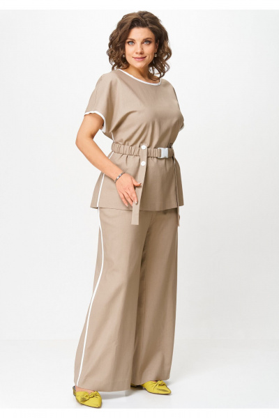 Блуза, брюки AMUARt 1046-1 капучино - фото 7