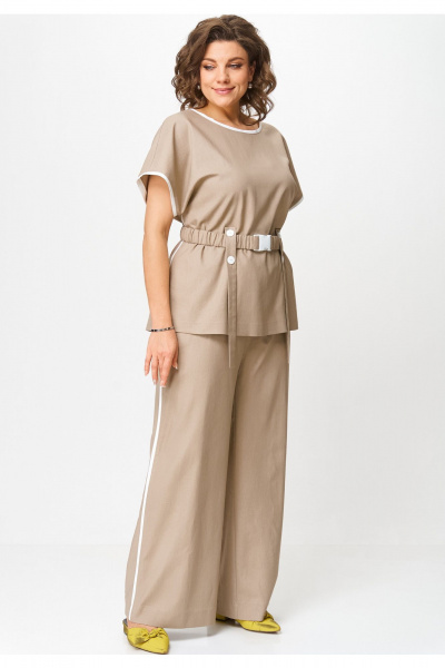 Блуза, брюки AMUARt 1046-1 капучино - фото 6