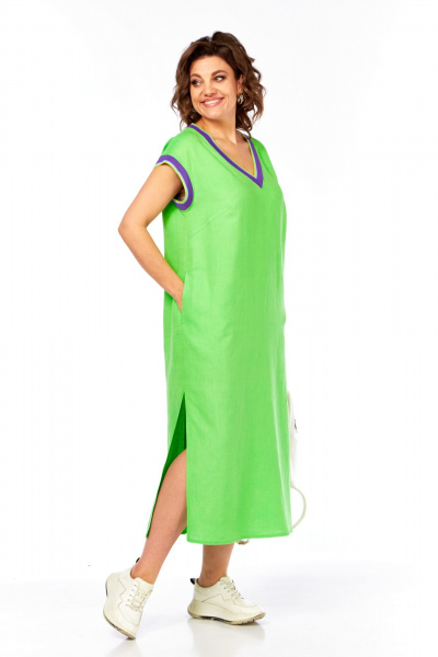 Платье Диомант 2078 зеленый - фото 11