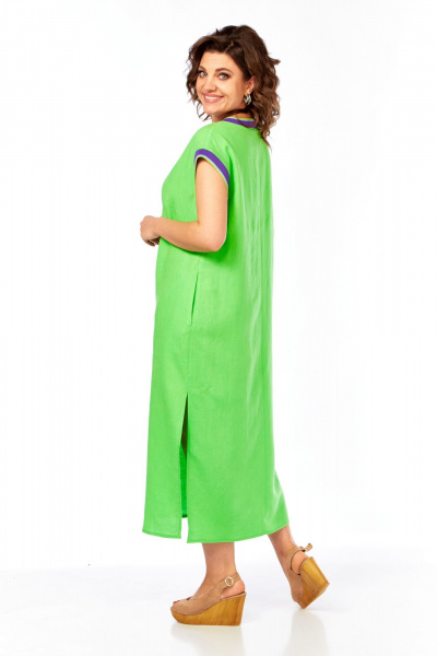 Платье Диомант 2078 зеленый - фото 5