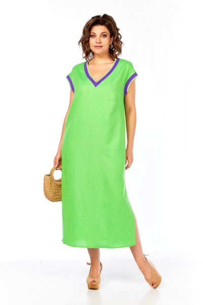 Платье Диомант 2078 зеленый - фото 1