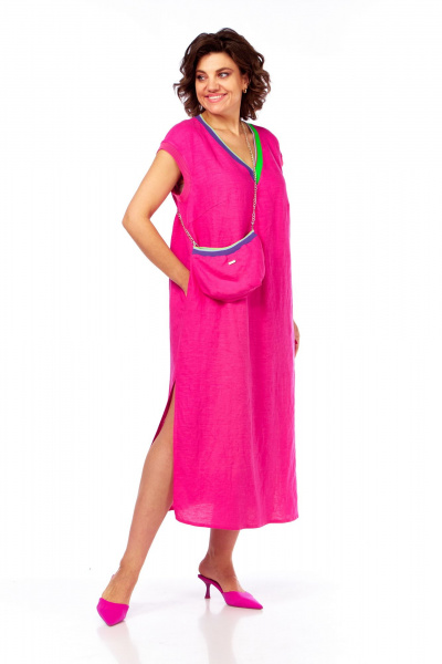 Платье Диомант 2078 розовый - фото 8