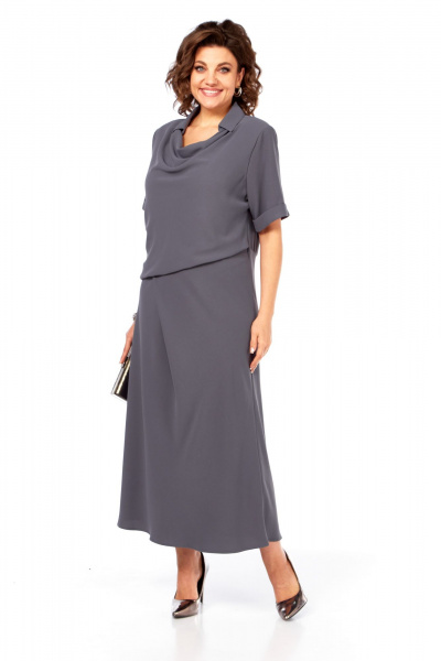Платье Диомант 2079 графит - фото 4