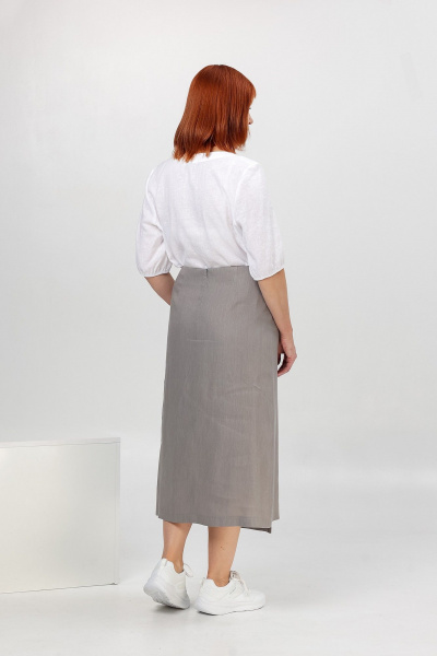 Юбка Соджи 659 серый - фото 7