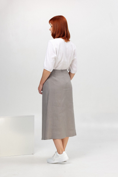 Юбка Соджи 659 серый - фото 6