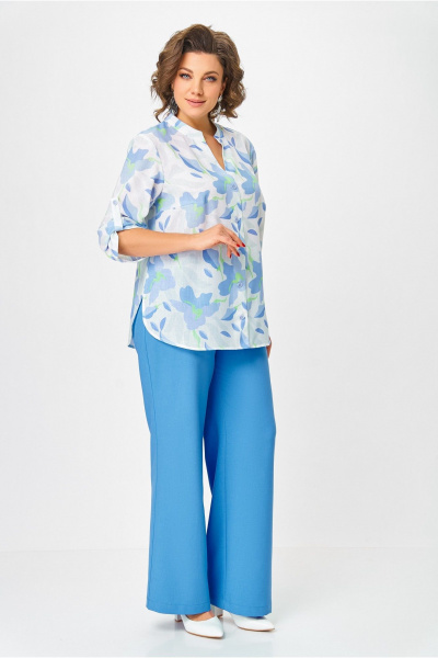 Брюки Swallow 813 ярко-голубой - фото 11