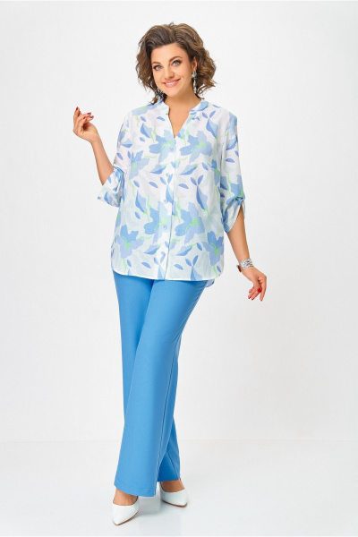 Брюки Swallow 813 ярко-голубой - фото 8