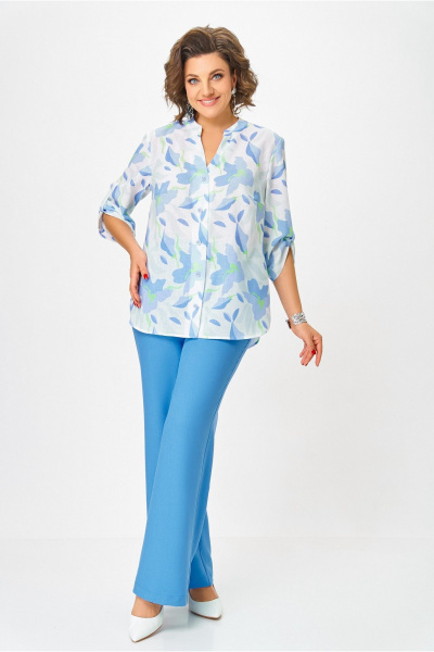 Брюки Swallow 813 ярко-голубой - фото 7