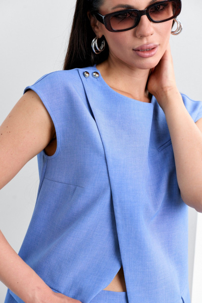 Брюки, жилет Lissana 5016 джинс - фото 4