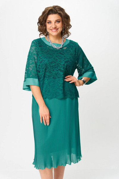 Блуза, топ, юбка Solomeya Lux 951/135 бирюзовый - фото 10