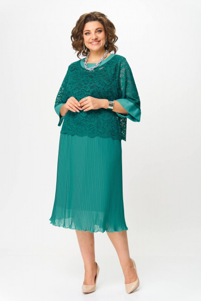 Блуза, топ, юбка Solomeya Lux 951/135 бирюзовый - фото 9