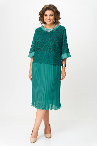 Блуза, топ, юбка Solomeya Lux 951/135 бирюзовый - фото 8