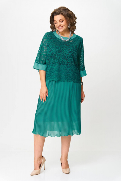 Блуза, топ, юбка Solomeya Lux 951/135 бирюзовый - фото 7