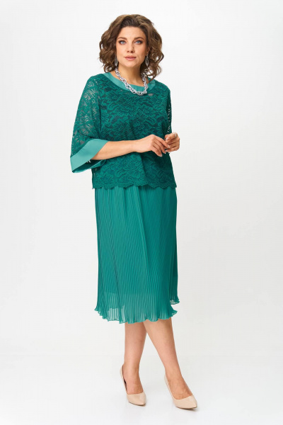 Блуза, топ, юбка Solomeya Lux 951/135 бирюзовый - фото 5