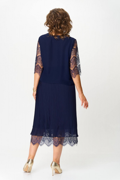 Блуза, юбка Solomeya Lux 951/135 темно-синий - фото 4