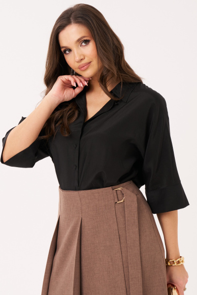 Юбка Панда 17553 кофейный - фото 3